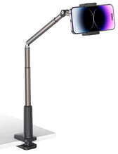 Carica l'immagine nel visualizzatore di Gallery, JSAUX Supporto per telefono per scrivania e letto, supporto flessibile per telefono universale 360 pigro lungo braccio m
