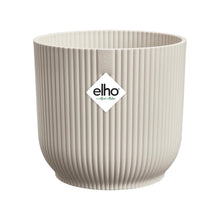 Carica l'immagine nel visualizzatore di Gallery, elho vibes fold round 22cm vaso da fiori - Linen White