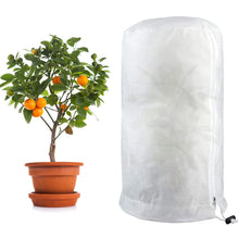 Carica l'immagine nel visualizzatore di Gallery, Telo Antigelo Piante, Copertura Invernale Antigelo per Piante con Coulisse, Borsa Protettiva per Giardino, Cappuccio Pro
