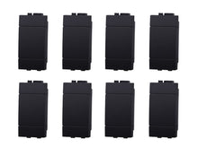 Carica l'immagine nel visualizzatore di Gallery, Copritasti Copriforo Falso Polo 1P 1 Modulo/Posto, Compatibile Con Bticino Living Light (8, Nero)