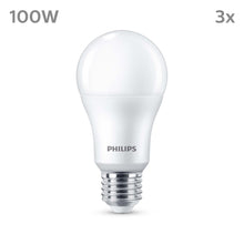 Carica l'immagine nel visualizzatore di Gallery, Philips LED Lampadina E27, Confezione da 3
