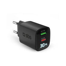 Carica l'immagine nel visualizzatore di Gallery, SBS Alimentatore LCD USB-C 30W, Tecnologia GaN, Power Delivery (PD 3.0 PPS)