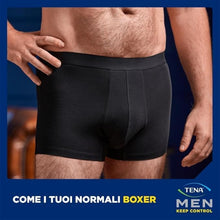 Carica l'immagine nel visualizzatore di Gallery, TENA MEN Boxer Protettivi Lavabili e Riutilizzabili, Nero