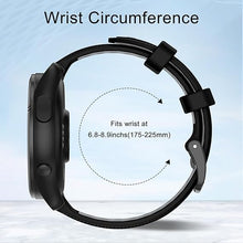 Carica l'immagine nel visualizzatore di Gallery, Cinturino per Garmin Vivoactive 4/Forrerunner 255/Forerunner 265/Venu 2, 22mm Cinturino di Ricambio in Silicone per Huaw