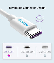Carica l'immagine nel visualizzatore di Gallery, Quntis 40W 2M Cavo USB Type-C Ricarica Rapida, 5A Cavo Huawei Supercharge