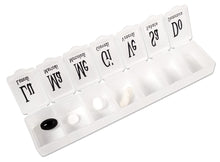 Carica l'immagine nel visualizzatore di Gallery, Portapillole Settimanale in ITALIANO a 7 Scomparti 7 Giorni Portapastiglie Giornaliero Organizer Medicine Porta Pastigli