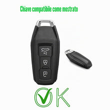 Carica l'immagine nel visualizzatore di Gallery, Custodia per chiave elettronica in carbonio compatibile con Audi 2026 2025 Q5 SQ5 Q6 E-tron RSQ6 A3 A5 A5L S5 A6 A6L in 
