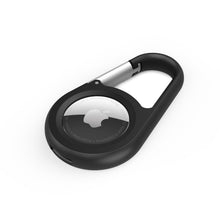Carica l'immagine nel visualizzatore di Gallery, Secure Holder with Carabiner for Airtag - Black, valigetta