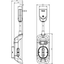 Carica l'immagine nel visualizzatore di Gallery, Vimar FP00517.C.B Presa multipla con interruttore automatico di protezione 10 A, 2 Biprese Sicury, 1 presa universale, c