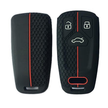 Carica l'immagine nel visualizzatore di Gallery, Custodia in Silicone per la Copertura della Chiave Dell'auto per Audi A4 B9 A5 A6 8S 8W Q5 Q7 4M S4 S5 S7 TT TTS TFSI RS