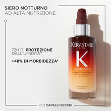 Carica l'immagine nel visualizzatore di Gallery, Kérastase, Nutritive, Siero Notturno Nutriente, Per Capelli Secchi, Azione Rivitalizzante, Con Proteine di Origine Veget