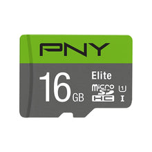 Carica l'immagine nel visualizzatore di Gallery, PNY 16GB Elite C10 U1 microSDHC Scheda di Memoria Flash + Adattatore