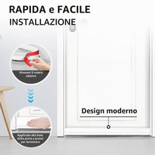 Carica l'immagine nel visualizzatore di Gallery, Guarnizione per porta, autoadesiva, con spazzola per porta, guarnizione a spazzola, guarnizione per porta della stanza, 