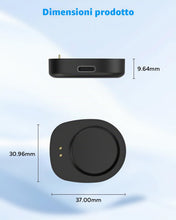 Carica l'immagine nel visualizzatore di Gallery, MoKo Adattatore per Caricatore Compatibile con Amazfit Helio Strap/T-Rex 3