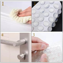 Carica l'immagine nel visualizzatore di Gallery, 100 Pcs Ammortizzatore di Colpi, Gommini Adesivi Silicone Trasparenti Paracolpi per Porte, Mobili, Laptop, Cassetti, Arm