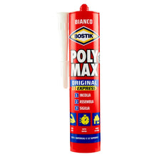 Carica l'immagine nel visualizzatore di Gallery, Bostik Poly Max Original Express Colla di Montaggio e Sigillante Universale Super Rapido e Super Forte, colore Bianco, C