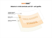 Carica l'immagine nel visualizzatore di Gallery, Adesivi per auto Videosorvegliata, avviso videosorveglianza specifico per veicoli, in italiano, mis. 12×6 cm - 4 pz.
