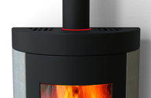 Carica l'immagine nel visualizzatore di Gallery, Fischer SAT Silicone Alte Temperature, Nero, Fino a 315°, Sigillante per Canne Fumarie, Tubazioni, Giunti, Caminetti, St