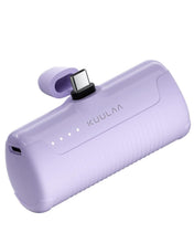 Carica l'immagine nel visualizzatore di Gallery, Kuulaa Power Bank 4500mAh,Ultra-piccolo&amp;Ultra-compatto USB C Caricatore Portatile, Mini Powrbank Batteria Esterna per An