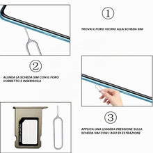 Carica l'immagine nel visualizzatore di Gallery, 4 in 1 Adattatore per Scheda SIM, 3 Set Adattatore Sim Card, Kit Adattatore per Scheda SIM Appositamente Progettato, per