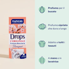 Carica l'immagine nel visualizzatore di Gallery, Nuncas Drops - Profuma biancheria - Bouquet - 100 ml