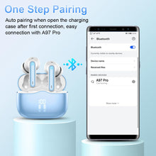 Carica l'immagine nel visualizzatore di Gallery, xinwld Cuffie Bluetooth, Auricolari Bluetooth 5.3 Stereo HiFi con 4 HD Mics, Mini Cuffie Wireless Cancellazione Rumoreco