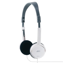 Carica l'immagine nel visualizzatore di Gallery, JVC HA-L50 Cuffie On-Ear Leggere e Pieghevoli con Jack 3,5 mm, Bianco