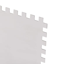 Carica l'immagine nel visualizzatore di Gallery, Mivos Cazzuola dentata 6 x 6, in acciaio inox, dentata, 270 x 130, con impugnatura morbida, spatola per capelli antirugg