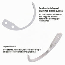 Carica l'immagine nel visualizzatore di Gallery, Chiave Magnetica A Gancio,Etichetta Di Sicurezza Elimina Dispositivo,Dispositivo Per Rimuovere Le Etichette Anti Taccheg