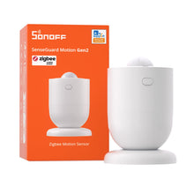 Carica l'immagine nel visualizzatore di Gallery, SONOFF SenseGuard SNZB-03PR2 Sensore di movimento Zigbee con sensore di luminosità per controllo luci, sistema di allarm