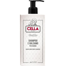 Carica l'immagine nel visualizzatore di Gallery, Cella Shampoo e Balsamo per Barba - 200 ml