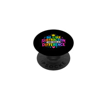 Carica l'immagine nel visualizzatore di Gallery, Divertente dire come sottrazione e fare la differenza PopSockets PopGrip Adesivo