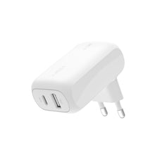 Carica l'immagine nel visualizzatore di Gallery, Belkin BoostCharge doppio caricatore usb da parete da 42 W, ricarica rapida USB-C + USB-A per iPhone 16,16 Plus,16 Pro,1