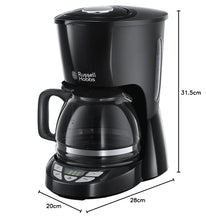 Carica l'immagine nel visualizzatore di Gallery, Russell Hobbs Macchina Caffè Americano - Timer Digitale, Con Filtro per Estrazione e Aroma Ottimali - Max 10 tazze; Cara