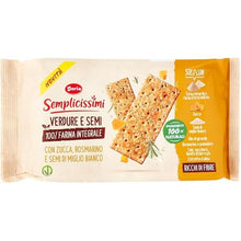 Carica l'immagine nel visualizzatore di Gallery, Semplicissimi Doria Crackers Zucca e Rosmarino e Semi di Miglio Bianco, 280g