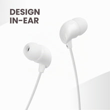 Carica l'immagine nel visualizzatore di Gallery, Music Sound | AURICOLARI Fullcolor In-Ear | Auricolari con Filo e Microfono - Jack 3.5 Mm - Colore Bianco