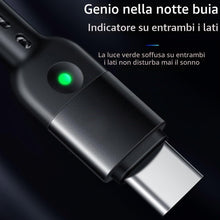 Carica l'immagine nel visualizzatore di Gallery, AICase Cavo Retrattile USB Tipo C,cavo a spirale di tipo C per auto, ricarica e sincronizzazione dati, cavo di ricarica 