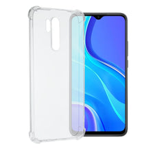 Carica l'immagine nel visualizzatore di Gallery, Cover Trasparente per Xiaomi Redmi 9, Custodia Resistente in TPU, Anti Urto con Angoli Rinforzati, Protezione Bordi e An