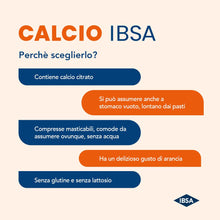 Carica l'immagine nel visualizzatore di Gallery, IBSA Calcio, 60 Compresse, Gusto arancia