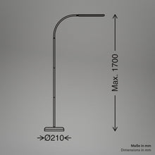 Carica l'immagine nel visualizzatore di Gallery, BRILONER - Lampada LED con dimmer touch continuo, memoria, USB-C, accensione/spegnimento separato, luce bianca calda, id