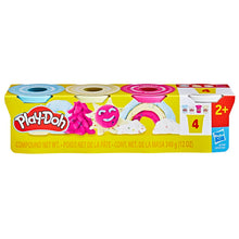 Carica l'immagine nel visualizzatore di Gallery, Play-Doh, Pack de 4 Pots de pâte à Modeler confettis, Activité Manuelle et Créations Multicolore, Pour Filles et Garçons