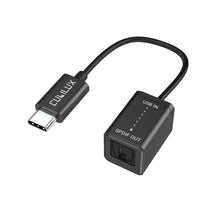 Carica l'immagine nel visualizzatore di Gallery, Cubilux Adattatore USB C a TOSLINK, uscita SPDIF, 192 kHz/24 bit