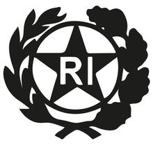 Carica l'immagine nel visualizzatore di Gallery, StampaGenerale® - Bollino Adesivo Per Targa Auto e Moto con Stemma Logo RI in Pvc Resistente e Impermeabile Facile da Ap