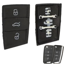 Carica l'immagine nel visualizzatore di Gallery, 2PCS Tampone di gomma chiave auto per VW Golf 7 4 5 Polo MK7 T1guan Passat