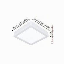 Carica l'immagine nel visualizzatore di Gallery, Eglo Fueva 6 Plafoniera a LED, quadrata, lampada da soffitto in