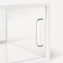 Carica l'immagine nel visualizzatore di Gallery, Amazon Basics Scatole per scarpe impilabili e pieghevoli, formato grande, confezione da 12, Trasparente