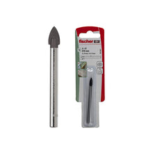 Carica l'immagine nel visualizzatore di Gallery, Fischer Punta per vetro e piastrella con tagliente in metallo duro per vetro e ceramiche D-GT 6,0 x 13/75, 551341