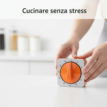 Carica l'immagine nel visualizzatore di Gallery, Kitchen Timers, Timer Da Cucina Con Allarme Forte, Non Richiede Batterie, 100% Meccanico - Retro Magnetico, Squisito Cor