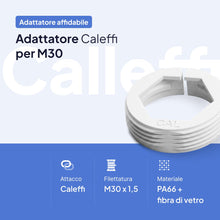 Carica l'immagine nel visualizzatore di Gallery, Adattatore M30 per Valvola Termostatica Caleffi, Adattatore Per Testina Termostatica - Set di 2