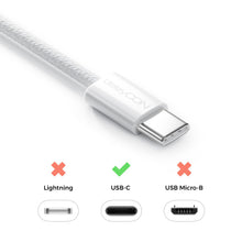Carica l'immagine nel visualizzatore di Gallery, deleyCON 2x 0,5m Cavo USB C PD (60W Ricarica Rapida) Corto 50cm USB-C a C Ricarica Dati per iPhone 17 16 15 Pro Max Air 